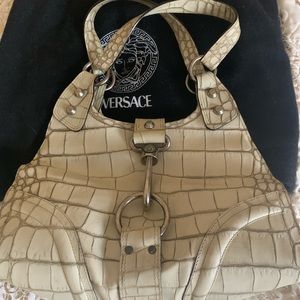 Vintage Versace Alligator Purse Never Used!
